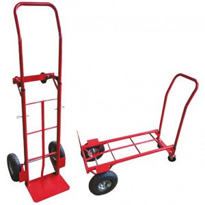 Přepravní vozík do 150 kg v červené barvě