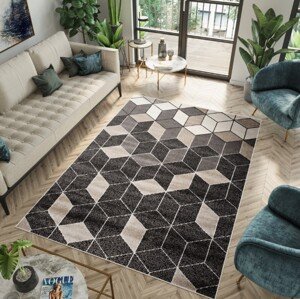 Moderní koberec Fiesta s geometrickým vzorem Šířka: 120 cm | Délka: 170 cm