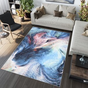 Zajímavý trendy koberec s abstraktním vzorem Šířka: 80 cm | Délka: 150 cm