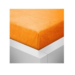 Top textil Prostěradlo Froté Top 160x200 cm oranžová
