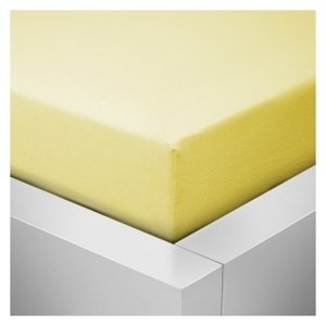 Top textil Prostěradlo Jersey Basic 140x200 cm Barva: žlutá