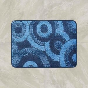 Top textil Koupelnová předložka Comfort 50x80cm - modré kruhy