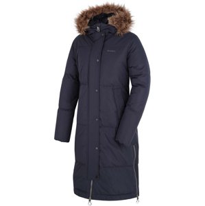 Husky Dámský péřový kabát Downbag L black blue Velikost: XL dámský kabát