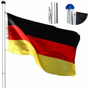 1215 FLAGMASTER® Vlajkový stožár vč. vlajky Německo, 650 cm