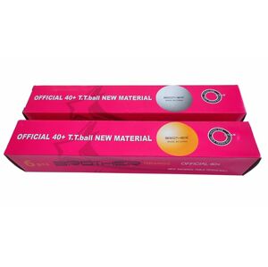 Acra Sport 34879 míčky na stolní tenis 6ks 40mm
