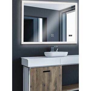 Aquamarin 77489 Aquamarin Koupelnové zrcadlo s LED osvětlením, 80 x 60 cm