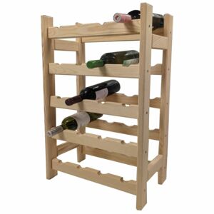Gaboni 82022 Dřevěný stojan na víno pro 20  lahví