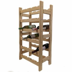 Gaboni 82023 Dřevěný stojan na víno pro 24 lahví