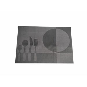 JAHU 85764 Praktické prostírání na stůl FOOD - 30x45 cm, černá