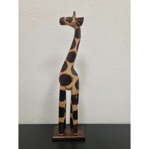 Tuin 91034 Dřevěná socha žirafa, 40 cm