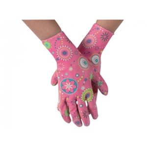 Dámské pracovní rukavice GR0041 vel. 8 - růžové