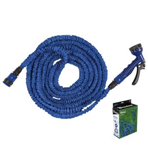 Komplet flexibilní zahradní hadice TRICK HOSE 5-15 m - modrá