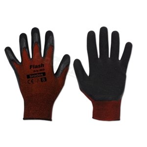 Ochranné rukavice Bradas Flash Grip Red latex - vel. 10