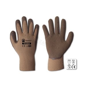 Zateplené  pracovní rukavice Grizzly latex - vel. 11