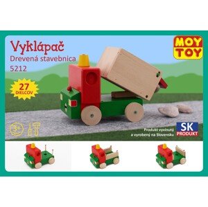Moy Toy Dřevěná stavebnice Vyklápěč Moy Toy