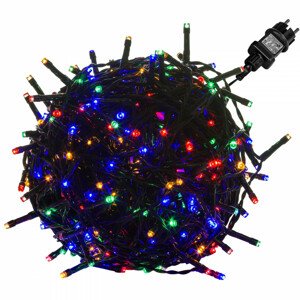 Goleto Vánoční LED osvětlení 5 m barevné 50 LED | zelený kabel