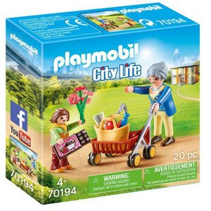 Playmobil Playmobil 70194 Babička s chodítkem