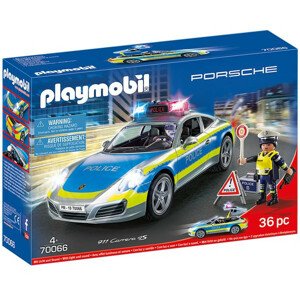 Playmobil Playmobil 70066 Porsche 911 Carrera 4S Policie se zvukem a světly