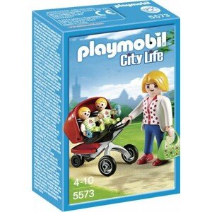 Playmobil Playmobil 5573 Kočárek pro dvojčata